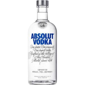 absolut vodka (bottle)