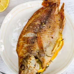 whole tilapia plain