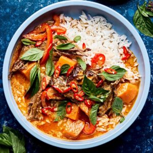 red curry meat