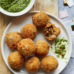 mushroom arancini