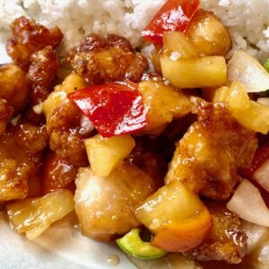 sweet and sour chicken